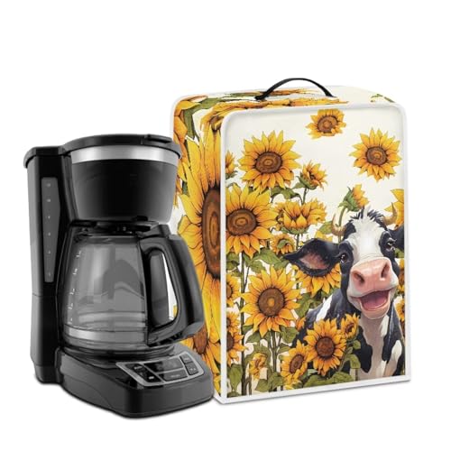 Psesaysky Kuh Sonnenblume Fall Kaffeemaschine Küchengerät schmutzabweisend Staubschutz für Home Office Psesaysky Kuh Sonnenblume Fall Kaffeemaschine Küchengerät schmutzabweisend Staubschutz für Home Office von Psesaysky