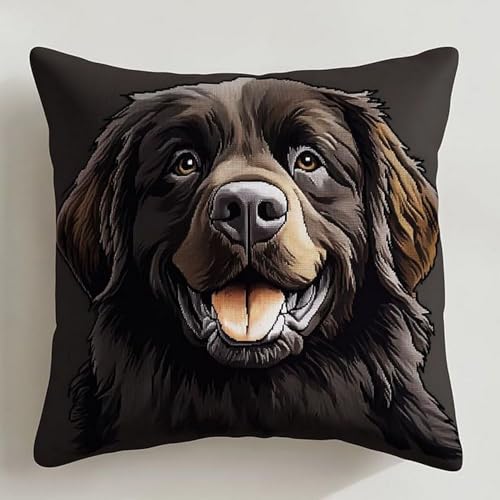 Pskgbxmu Gestempeltes Kreuzstich Kissen 45x45cm Hund DIY Kissen Stickerei Set für kreative Inneneinrichtung Handarbeitsset für erwachsene Anfänger Pskgbxmu Gestempeltes Kreuzstich Kissen 45x45cm Hund DIY Kissen Stickerei Set für kreative Inneneinrichtung Handarbeitsset für erwachsene Anfänger von Pskgbxmu