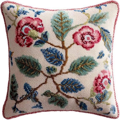 Pskgbxmu Gestempeltes Kreuzstich Kissen 45x45cm Pflanze und Blume DIY Kissen Stickerei Set für kreative Inneneinrichtung Handarbeitsset für erwachsene Anfänger Pskgbxmu Gestempeltes Kreuzstich Kissen 45x45cm Pflanze und Blume DIY Kissen Stickerei Set für kreative Inneneinrichtung Handarbeitsset für erwachsene Anfänger von Pskgbxmu
