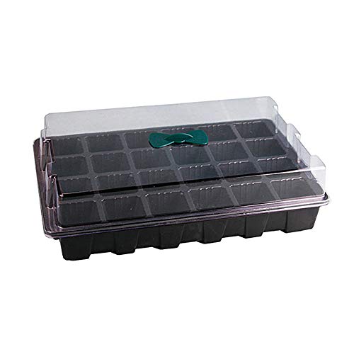 3pcs Seed Tray Kit, Seed Starter Tray 24 Zellen Seed Starter Tray für die Innenbepflanzung Seeding Starter Trays Zum Pflanzen von Pssopp