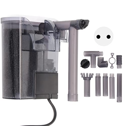 Aquarium-Wand-Hängefilter, Leise Sauerstoffanreicherung, Ölfilmentfernung, Zum Aufhängen, Wasserfallfilter, Externer Wasserfallfilter für Aquarien mit Einer Größe von Bis zu 40 cm (EU-Stecker 220 V) Aquarium-Wand-Hängefilter, Leise Sauerstoffanreicherung, Ölfilmentfernung, Zum Aufhängen, Wasserfallfilter, Externer Wasserfallfilter für Aquarien mit Einer Größe von Bis zu 40 cm (EU-Stecker 220 V) von Pssopp