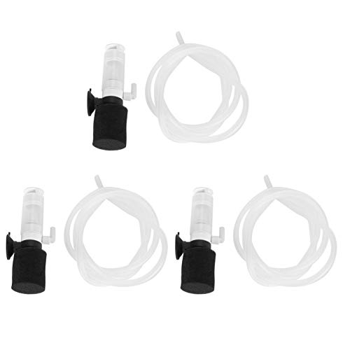 Fdit 3 PCS Miniatur-Aquarium-Luftpumpe, Ultra Silent Aquarium-Luftpumpe, Aquarium-Sauerstoffpumpe, Aquarium-Zubehör von Pssopp