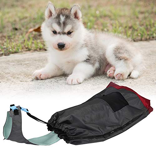 Fdit Pet Drag Bag Disabled Gelähmte Pet Dog Protect Bag Anti-Scratch-Rollstuhl-Hilfsprojekt für Brustglieder von Behinderten Haustieren Back Lag Protect (S) von Pssopp