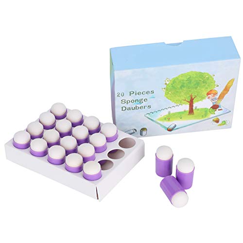 Finger Schwamm Daubers 20 Stück Malerei Schwamm Multifunktional Fingerschwamm mit Aufbewahrungsbox für Kartenherstellung Malerei Zeichnung Kreide Finger Schwamm Daubers 20 Stück Malerei Schwamm Multifunktional Fingerschwamm mit Aufbewahrungsbox für Kartenherstellung Malerei Zeichnung Kreide von Pssopp
