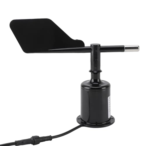 Garten-Windrichtungssensor, Robustes ABS-Material, Kompaktes und Tragbares Design für 360-Grad-Anemometersensor für Wettervorhersage (DC 5 V) von Pssopp