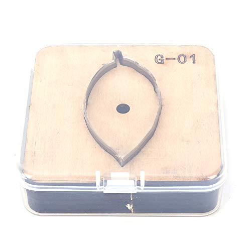 Lederhandwerk DIY Sammelalbum Prägung Blatt Blumenmuster Leder Stanzform Leder Stanzform Holz Stirbt DIY Handgefertigtes Werkzeug Zur Herstellung von Warmen Ornamenten(G 01) von Pssopp