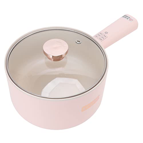 Mini Electric Hot Pot 2.5L Elektroherd Tragbare elektrische Pfanne Nonstick Portable Multi Cooker für Travel Dorm Rapid Heat Spatula und Egg Rack von Pssopp