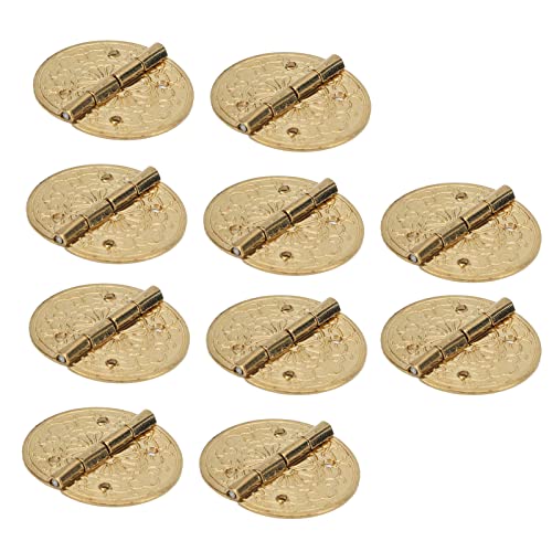 Mini Scharniere Retro Messingscharniere Messing Mini Scharnier 10 Stück für Holzkiste Schmuck Box Kabinett DIY Zubehör Mini Scharniere Retro Messingscharniere Messing Mini Scharnier 10 Stück für Holzkiste Schmuck Box Kabinett DIY Zubehör von Pssopp