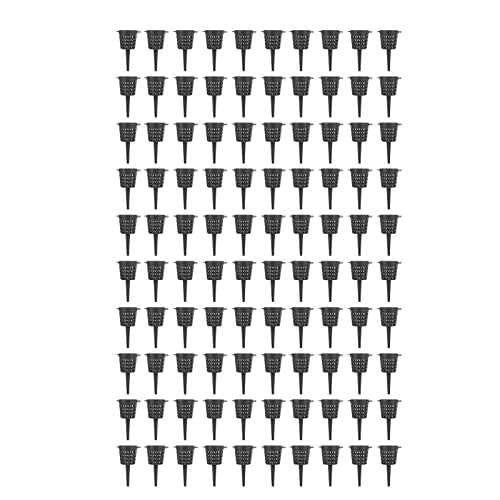 Pssopp 100 Stück Bonsai-Düngerkörbe, Mini-automatische Tragbare Düngemittel-Netzkörbe für Alle Arten von Körnigem Dünger von Pssopp