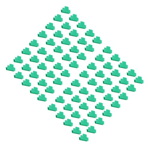 Pssopp 100pcs Plastic Treenhouse Film Row Cover Netting -Hoop -Clips, Robuste Clips für Einen Besseren Gartenschutz, Breite Anwendung: Gewächshausmaterial: Plastik: Plastik (8 mm) von Pssopp