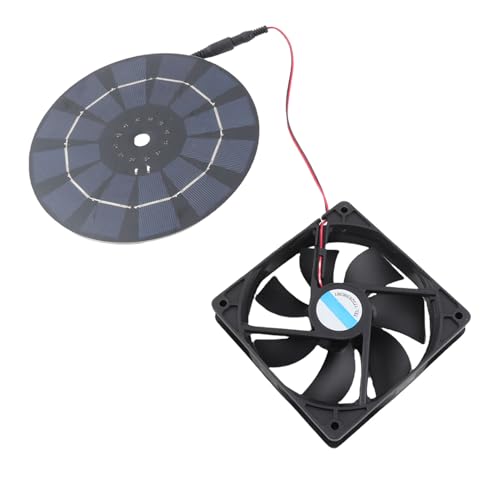 Pssopp 10W Solar Angetriebener Auspuffventilator für RV Treibhausergie Energiesparung Umweltfreundliche Materielle Materielle Bauchmuskeln von Pssopp