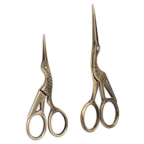Pssopp 2 Größen Nähschere mit 100% Edelstahl, Exquisitem Bronzefinis von Pssopp
