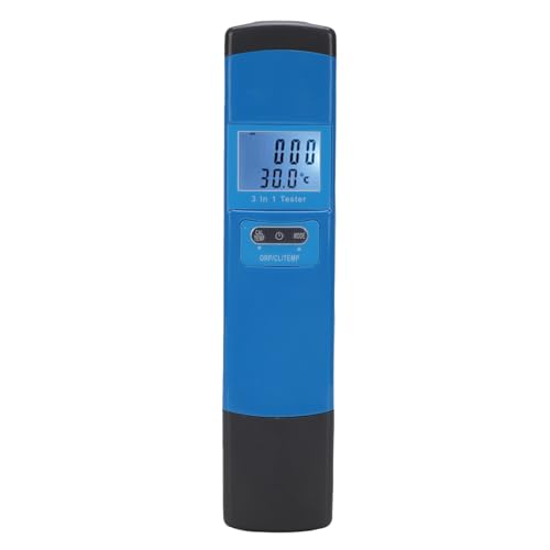 Pssopp 3 in 1 Wassertester, Digitalpool ORP CL Temper Tester Kit mit Hintergrundbeleuchtung für Genaue ORP -CL -Temperaturtests Im Spas - -Pool von Pssopp