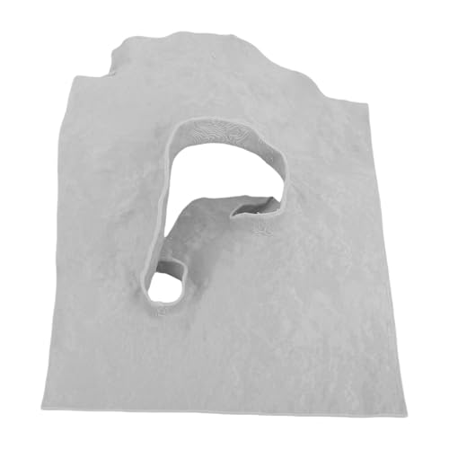 Pssopp 3D -Aquariumhöhle -Dekor, Gedruckte Harzfischbogenlandschaftsversteck mit Exquisitem Korallenriffdesign für Wasseranreicherungssysteme (Gray) von Pssopp