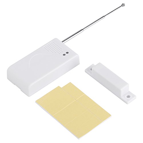 Pssopp 433 MHz Drahtlose Tür Fenster Magnetkontakt Sensor Wireless Tür und Fenstersensor Magnetisch Tür Fenster Magnetischer Magnetschalter Alarm Home Garage Security Kit von Pssopp