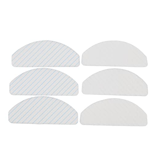 Pssopp 6 STÜCKE Bodenwischer Nachfüllung Staubsauger Mop Ersatzpads Professioneller Tuchersatz Mikrofaser Mop Nachfüllung für Yeedi Vac 2pro Staubsauger von Pssopp