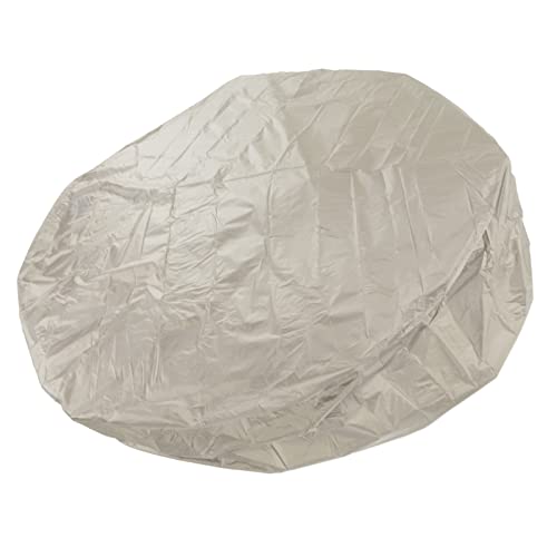 Pssopp Abdeckung Wasserdicht Tragbare Außen Terrasse Runde Aufblasbare Abdeckung Schutz Badewanne Pool Staubs Chutz (190 Silber Polyester TAFT) (Beige) von Pssopp