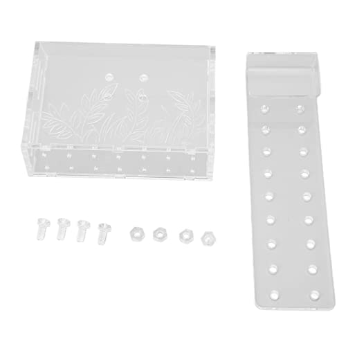 Pssopp Acrylaquarium Wasserpflanzer mit Haken und Löchern für den Idealen Versteck für Fische (Großer Haken) von Pssopp