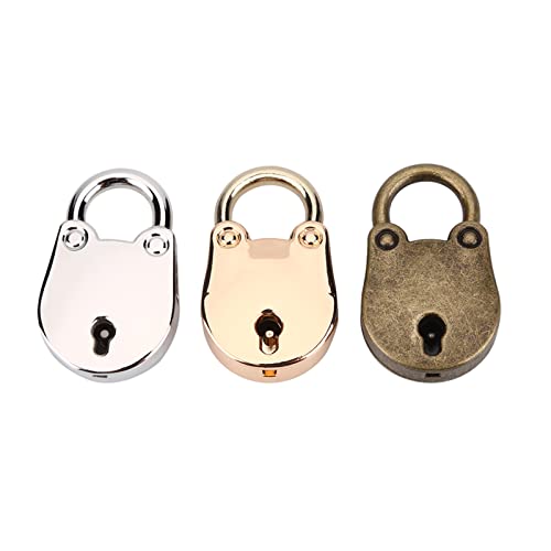 Pssopp Antiquitätenpadlockschloss, 3pcs Bärer -Vorhängeschloss mit Skelettschlüsselset, Metallschlos Pssopp Antiquitätenpadlockschloss, 3pcs Bärer -Vorhängeschloss mit Skelettschlüsselset, Metallschlos von Pssopp