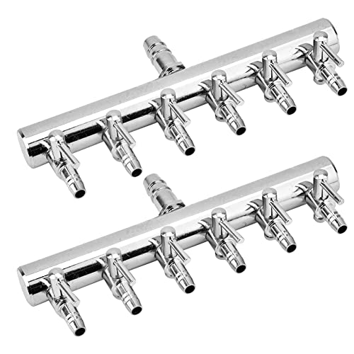 Pssopp Aquarium Luftverteiler Luftstromregler Rückschlagventil 2 Stück 6 Wege Aquarium Luftregelventil Edelstahl Luftabsperrhahn Aquarium Luftpumpe Zubehör für 4/8mm Schlauch Luftpumpe Pssopp Aquarium Luftverteiler Luftstromregler Rückschlagventil 2 Stück 6 Wege Aquarium Luftregelventil Edelstahl Luftabsperrhahn Aquarium Luftpumpe Zubehör für 4/8mm Schlauch Luftpumpe von Pssopp