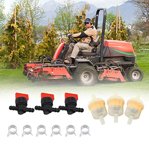 Pssopp Bequemes Absperrventilsatz mit Filtern für Rasenmäher Verwenden, Reibungsloser Betrieb - Ideal für Garten und Landwirtschaftliche Anwendungen aus Pssopp Bequemes Absperrventilsatz mit Filtern für Rasenmäher Verwenden, Reibungsloser Betrieb - Ideal für Garten und Landwirtschaftliche Anwendungen aus von Pssopp