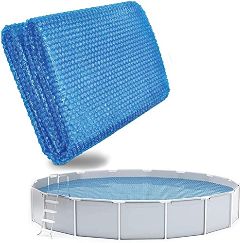 Pssopp Blaue Solar Pool Abdeckungen Ovale Oberirdische Pool Winter Blue Wave Abdeckung für Zuhause (Rechteckig 260x160cm) von Pssopp