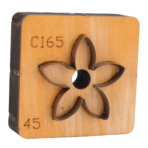 Pssopp Blumenförmige Leder -Sterbe, Blumförmige Sterbchen -Lederschlüsselketten Schneiden von Form für -Kunsthandwerk (45 mm) von Pssopp