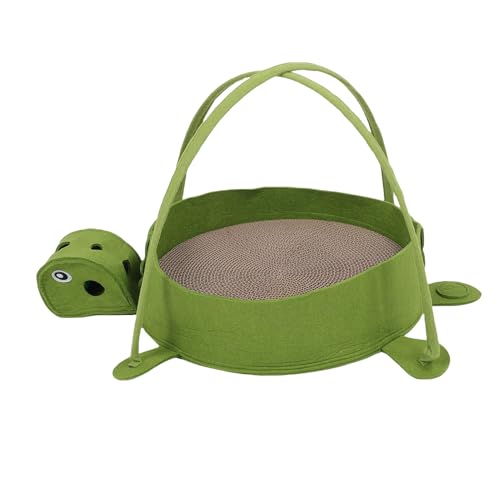 Pssopp Cat Scratch Board Nest, Runde Kuppel Design Cat Scratch Pad Bowl Lounge Couch für Innenmöbel Beschützer von Pssopp