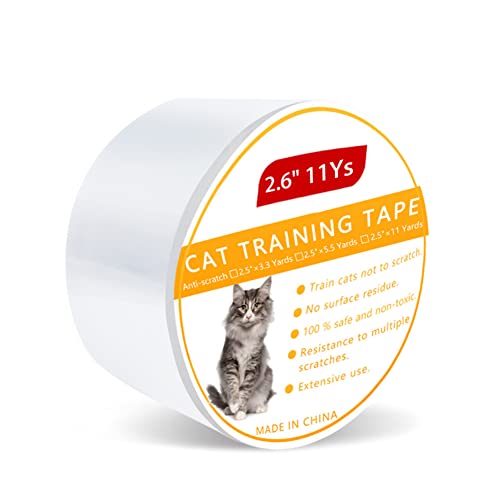 Katzen Anti Kratz Tape Anti Kratze Katzen Traning Klebeband Selbstklebend Kratzfestes Möbelschutz Katzenerziehung Übungsband für Sofa, Tür, Tisch, Möbel(L) von Pssopp