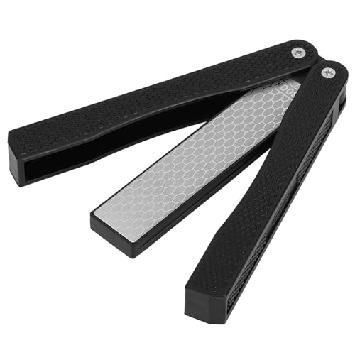 Pssopp Doppelseitiger Doppelseitiger Messer -Einsteller mit Oberfläche Zum Effektiven Schärfen (BLACK) von Pssopp