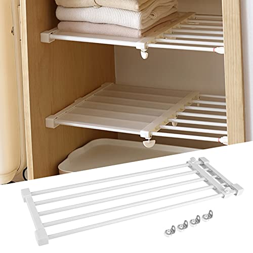 Pssopp Einstellbare Teleskopschrank -Kleiderschranksteiler für Kompakte Räume, Einfache Installation für Schlafzimmerschrank oder Küchenschrank Organisation Pssopp Einstellbare Teleskopschrank -Kleiderschranksteiler für Kompakte Räume, Einfache Installation für Schlafzimmerschrank oder Küchenschrank Organisation von Pssopp