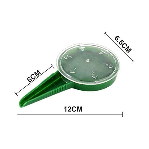 Pssopp Einstellbarer Samensähen Gartengärten -Handheld -Sämamer Pflanzer für Innenräume Im Freien, Ergonomisches Design, Langlebiges Material, Präziser Samenkontrolle, Effiziente Samensaat, mit 5 von Pssopp