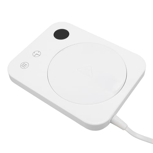 Pssopp Elektrischer Becherwärmer, ABS -Material, 4 Temperatureinstellungen 104 ° F 131 ° F 149 ° F 185 ° F Für Home Office und Wohnheim (EU -Stecker 220 V) von Pssopp