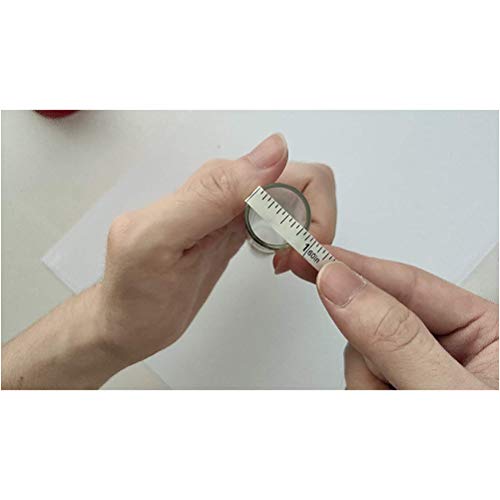 Pssopp Genauer 5 -Zoll -Glasersatz Röhrchen Regenmesser für Gartenhof, Geeignet für die Messung des Niederschlags Im Freien, Bestehend aus Nachhaltigem Glasmaterial (Sortierte Farbe) von Pssopp