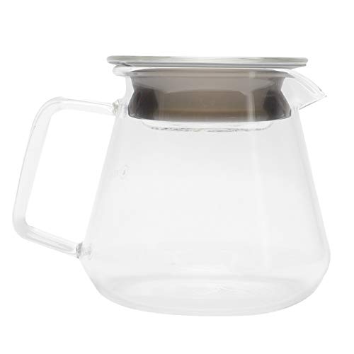 Pssopp Glaskaffeekessel Zum Übergießen von Kaffee Tropfende Brauen mit Präziser Kontrolle Transparenter Tasse Safer Anti-Rutsch-Basi (300ML) von Pssopp