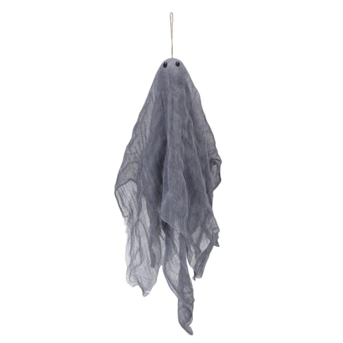Pssopp Gruselige Hängende Geister, Gruselige Unheimliche Hängsgeisterdekorationen für Gartenbaum Rasengartenparty Wand (Grey) von Pssopp