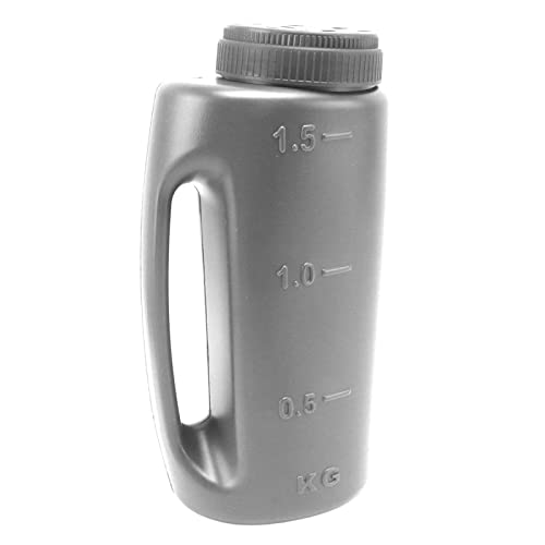 Pssopp Handheld -Dicker Kunststoffdünger Spreiz für Samen Salz Diatomiteis Auftauen Schmelzeis Robust (Grey) von Pssopp