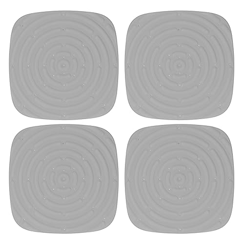 Pssopp Hühnernistunterlage, 4 Stück, Hühnernestmatte, Waschbare Nistunterlage, wasserdichte Nistkastenunterlage für Geflügel, Hühner, Hühnerstall, 30 X 30 cm (Grau) von Pssopp