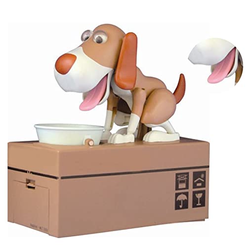 Pssopp Hund Schwein Bank Süßes Welpe Form Münzbank für Dekorative Geburtstagsgeschenke Synthetisches Harz (Eine Größe) von Pssopp