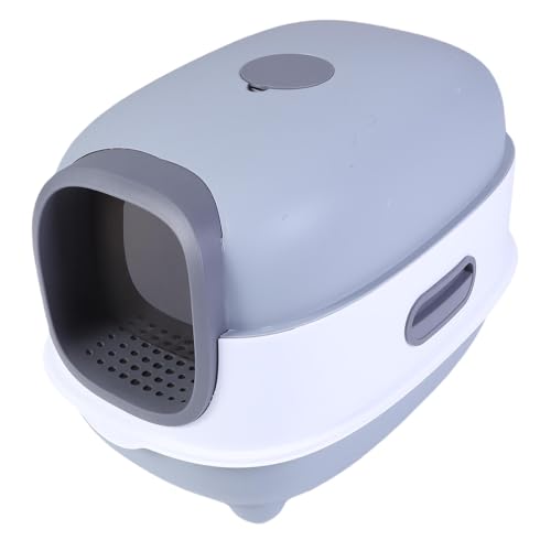 Pssopp Katze überdachte Katzentoilette, Extra Großer Raum Einfacher Zugang Effektiver Geruchskontrolle Geschlossener Katzenratschachtel mit Schaufel für Pet Shop Pssopp Katze überdachte Katzentoilette, Extra Großer Raum Einfacher Zugang Effektiver Geruchskontrolle Geschlossener Katzenratschachtel mit Schaufel für Pet Shop von Pssopp