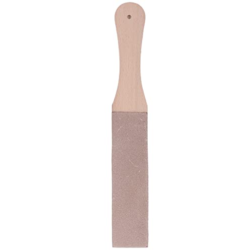 Lederschärfriemen,DIY Lederriemen Kit, Doppelseitiges Lederriemenpaddel Zum Schärfen von Holzbearbeitungsmessern, Zum Schärfen von Messern (Leather Sharpening Board (Small)) von Pssopp