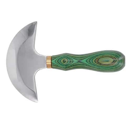 Pssopp Leichtes Edelstahl -Rundkopfmesser, Hoher Schärfe Holzgriff Leder Messer Zum Schneiden von Skiving -Trimmen und Bequemes Tragbares Design Pssopp Leichtes Edelstahl -Rundkopfmesser, Hoher Schärfe Holzgriff Leder Messer Zum Schneiden von Skiving -Trimmen und Bequemes Tragbares Design von Pssopp