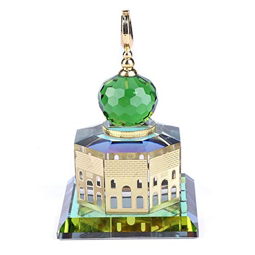 Pssopp Muslimische Kristall vergoldete Al-Aqsa Moschee Miniatur Modell islamische Home Table Decor Schaustück islamische Architektur Handwerk Souvenir Desktop Dekor islamische von Pssopp