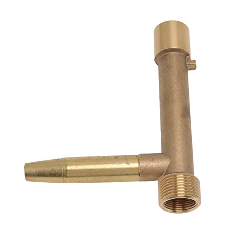 Pssopp Nachhaltiges Messing Ventil der Schnellen Wassereinlass G1 Männlicher Draht für Landwirtschaftliche Bewässerung, Gartenwässerung, 1 X Schnellwasser -Einlassventilschlüssel von Pssopp