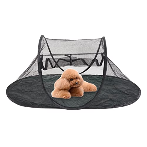 Pet Enclosure Tent Cat Tent Outdoor Atmungsaktiv Faltbarer Außenspielzelt Unterschlupf für Katzen Kleine Hunde auf Deck Hof Terrasse Park Camping von Pssopp