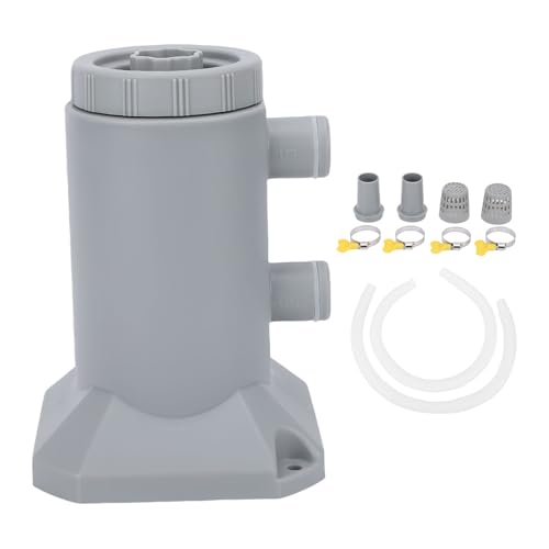 Pssopp Poolfilterpumpe, Filterpumpe mit Niedriger Rauschpool für Kleine Flöfe Schwimmringe, die die Zirkulationsfiltration Verbessern (EU-Stecker 230V) von Pssopp