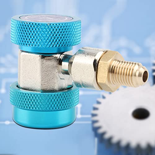 Pssopp R134 A/C A/C Schneller Steckeradapter mit Griff und Zuverlässigem Ventilkern für Systeme/Einfach zu Verbinden/Abzusetzen und Einen Satz von Messgeräten/für Automobiltechniker zu Pssopp R134 A/C A/C Schneller Steckeradapter mit Griff und Zuverlässigem Ventilkern für Systeme/Einfach zu Verbinden/Abzusetzen und Einen Satz von Messgeräten/für Automobiltechniker zu von Pssopp