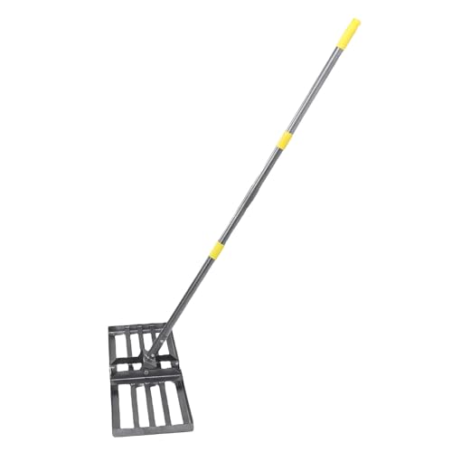 Pssopp Rasenniveau -Rake, 48 Bis 78 Zoll Einstellbares Werkzeug mit Langen Griff -Garten -Level Zum Nivellieren von Bodensand oder Schmutzflächen von Pssopp