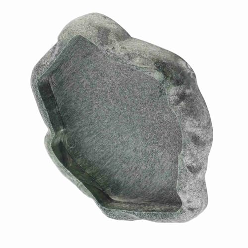 Reptile Rock Food Dish Trinkschale Wassernapf Reptile Feeder Bowl Pet Feeder Dish für Tortoise Lizard Gecko Chameleon(S Grün) von Pssopp