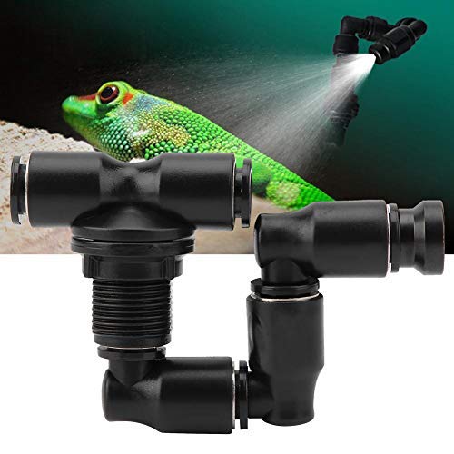 Pssopp Reptilien Fogger Mist Sprinkler Einstellbar Reptile Forest Super Fogger Mist System Schwarzes Kühlsystem für den Regenwald von Pssopp